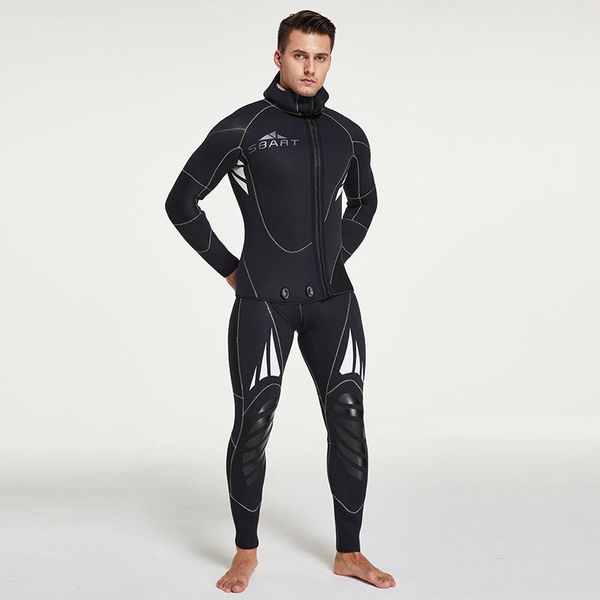 swim wear sbart 5mm scuba long sleeve hooded 2 pieces neoprene keep warm waterproof diving suit men snokeling spearfishing wetsuits 
swim wear sbart 5mm scuba long sleeve hooded 2 pieces neoprene keep warm waterproof diving suit men snokeling spearfishing wetsuits
