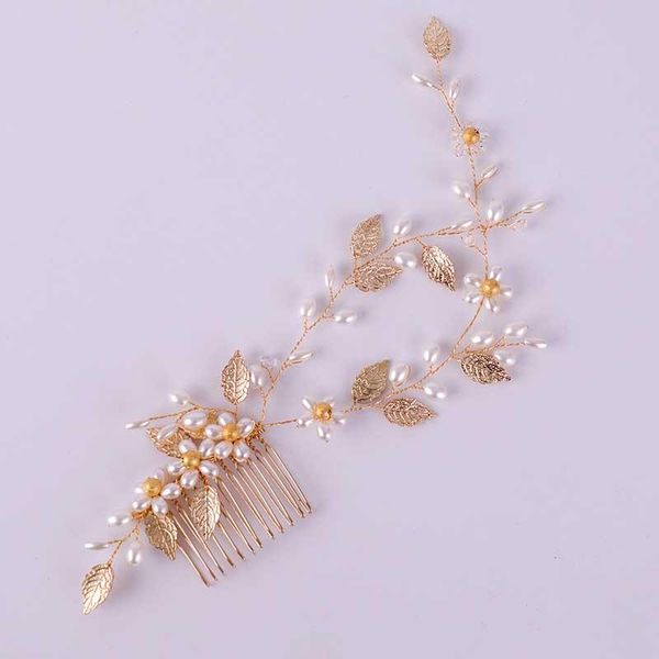 hair clips & barrettes large elegant gold leaves wedding comb pearl bridesmaid bride headdress women vine for bridal head jewelry ea, Golden;silver
hair clips & barrettes large elegant gold leaves wedding comb pearl bridesmaid bride headdress women vine for bridal head jewelry ea, Golden;silver