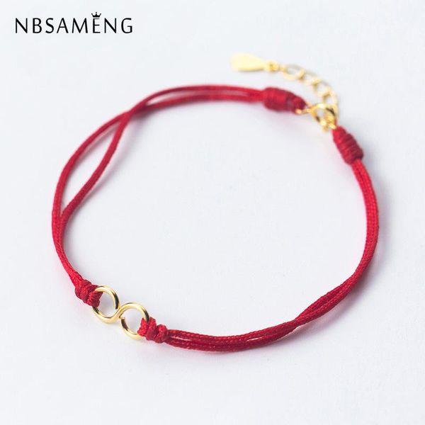 link, chain real 925 sterling silver black/red thread love infinity eternity endless bracelet adjustable for women gift bracelets jewelry
link, chain real 925 sterling silver black/red thread love infinity eternity endless bracelet adjustable for women gift bracelets jewelry
