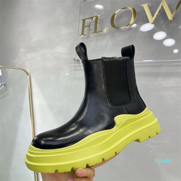 2021 autumn and winter thick-soled color matching martin boots sponge cake bottom anti-slip warm personality tide shoes leather durable 66, Black
2021 autumn and winter thick-soled color matching martin boots sponge cake bottom anti-slip warm personality tide shoes leather durable 66, Black