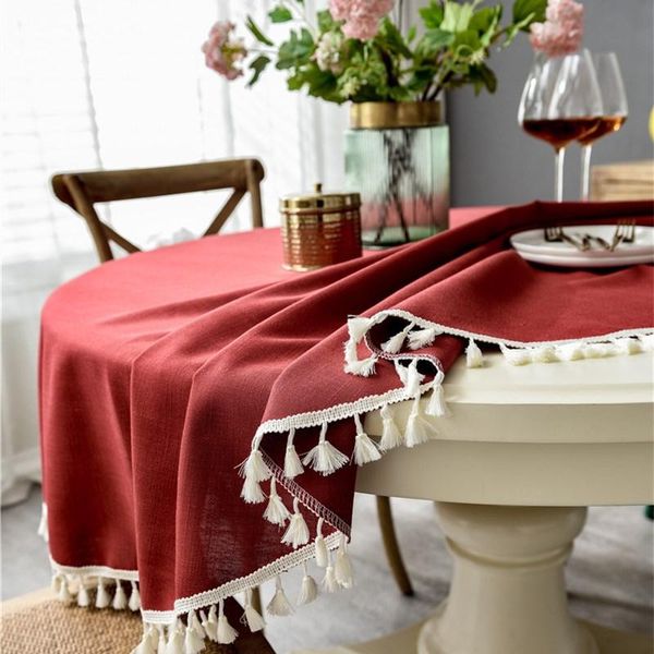 table cloth tassel lace round waterproof pure color thick cotton linen coffee dining tea cover tablecloth decoration
table cloth tassel lace round waterproof pure color thick cotton linen coffee dining tea cover tablecloth decoration