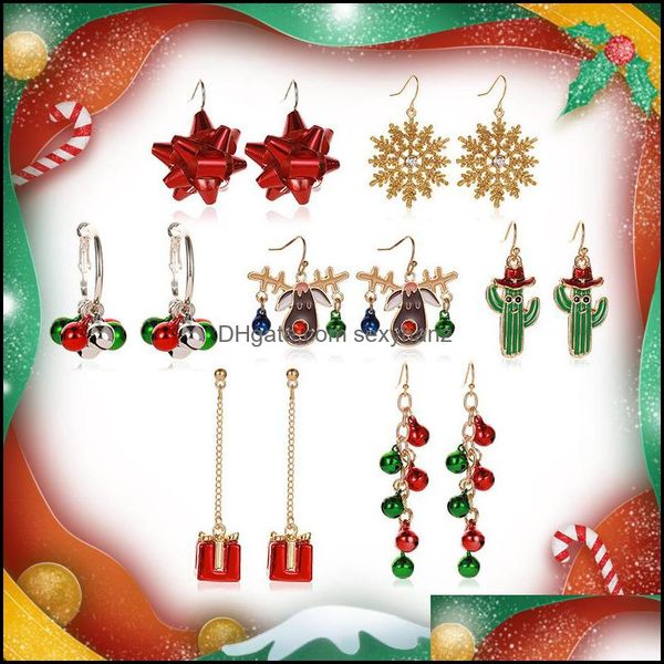 stud earrings jewelry christmas snow bell gift elk tassel crystal alloy cactus flower ear buckle women festival party earring hook decoratio, Golden;silver
stud earrings jewelry christmas snow bell gift elk tassel crystal alloy cactus flower ear buckle women festival party earring hook decoratio, Golden;silver