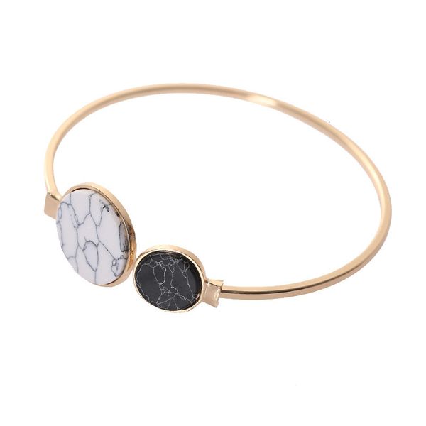 a8253 new round stone jewelry fashion accessories exquisite bracelet, Black 
a8253 new round stone jewelry fashion accessories exquisite bracelet, Black