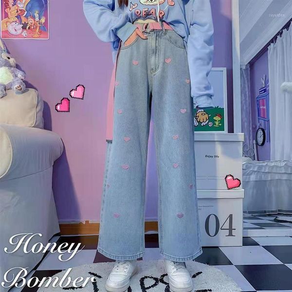 women's jeans women's street washed pants blue fashion embroidery love wide-leg female korean casual loose pink belt y2k women
women's jeans women's street washed pants blue fashion embroidery love wide-leg female korean casual loose pink belt y2k women