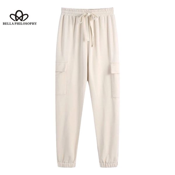 women fashion tracksuits cropped sweatshirt high elastic waist drawstring cargo pants side pockets chic set 210510, Black;white
women fashion tracksuits cropped sweatshirt high elastic waist drawstring cargo pants side pockets chic set 210510, Black;white