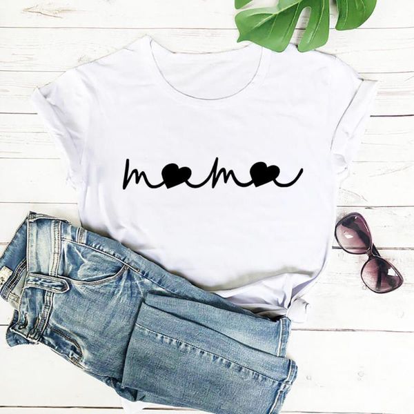 women's t-shirt mama heart shirt woman casual female funny t mom life shirts bear tee gift for drop, White
women's t-shirt mama heart shirt woman casual female funny t mom life shirts bear tee gift for drop, White