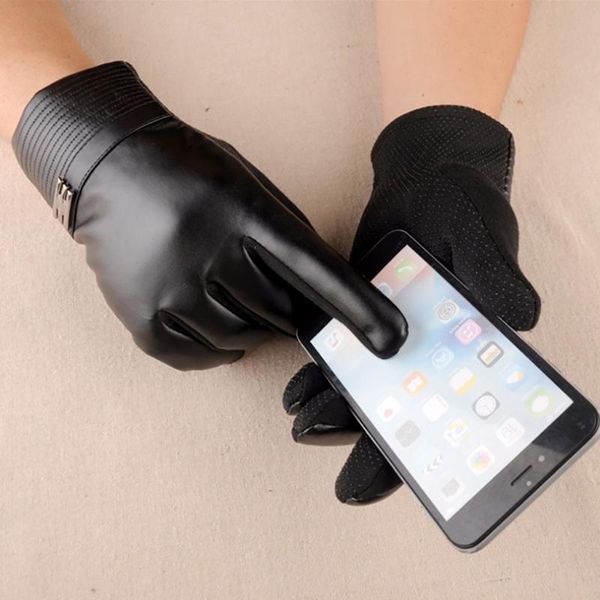 sports gloves leather non-slip plus velvet winter cycling track mitts moto warm soft full finger, Black
sports gloves leather non-slip plus velvet winter cycling track mitts moto warm soft full finger, Black