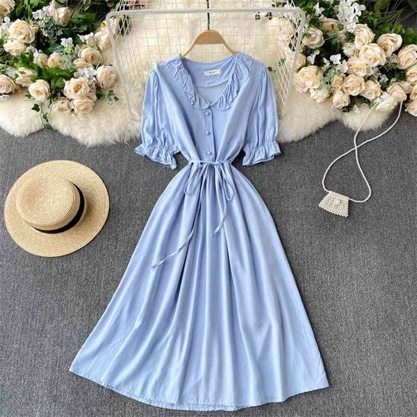 summer wear vestidos women's age-reducing fungus v-neck puff sleeve slim french midi dress gk572 210507, Black;gray
summer wear vestidos women's age-reducing fungus v-neck puff sleeve slim french midi dress gk572 210507, Black;gray