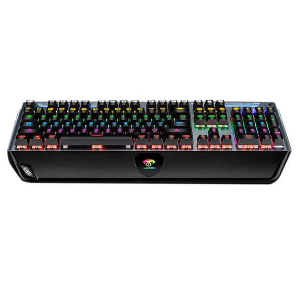 leaven k98 mechanical gaming keyboard rgb led rainbow backlit wired with tray for windows pc (104 keys, black) keyboards
leaven k98 mechanical gaming keyboard rgb led rainbow backlit wired with tray for windows pc (104 keys, black) keyboards