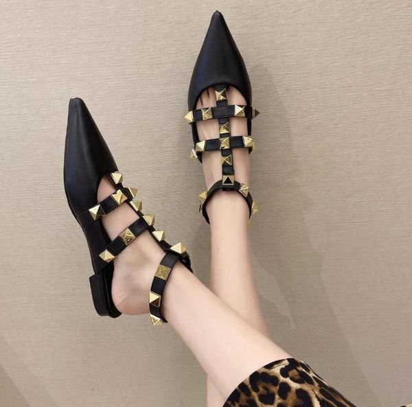 dress shoes summer 2021 women buckle strap flats classics woman rivets pointed toe flat sandals female elegance party, Black
dress shoes summer 2021 women buckle strap flats classics woman rivets pointed toe flat sandals female elegance party, Black