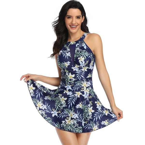 one-piece suits 2021 women halter swim dress tankini set plus size one piece woman long skirt swimwear printed bathing suit girls conservati
one-piece suits 2021 women halter swim dress tankini set plus size one piece woman long skirt swimwear printed bathing suit girls conservati
