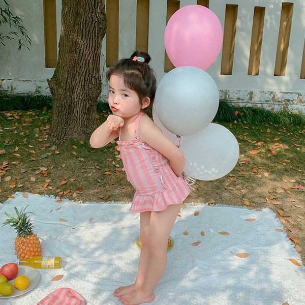 korean baby girls swimwear for toddler striped ruffles fashion ins boutique dress with cap children clothing 210529, Black
korean baby girls swimwear for toddler striped ruffles fashion ins boutique dress with cap children clothing 210529, Black