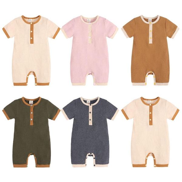 jumpsuits baby clothes fashion infant girl romper soild color boy cotton short sleeve o-neck born rompers 0-24 months, Blue
jumpsuits baby clothes fashion infant girl romper soild color boy cotton short sleeve o-neck born rompers 0-24 months, Blue