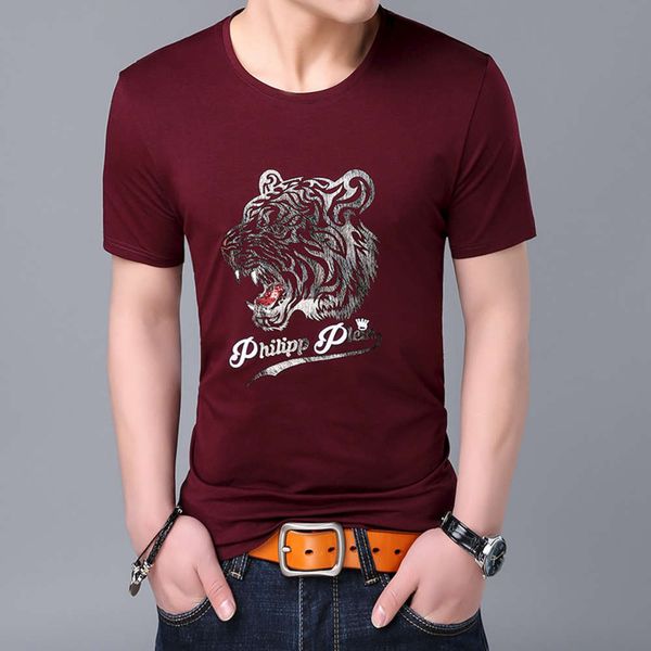 2021 summer t-shirt leisure fashion animal print men's short sleeve round neck clothing, White;black
2021 summer t-shirt leisure fashion animal print men's short sleeve round neck clothing, White;black