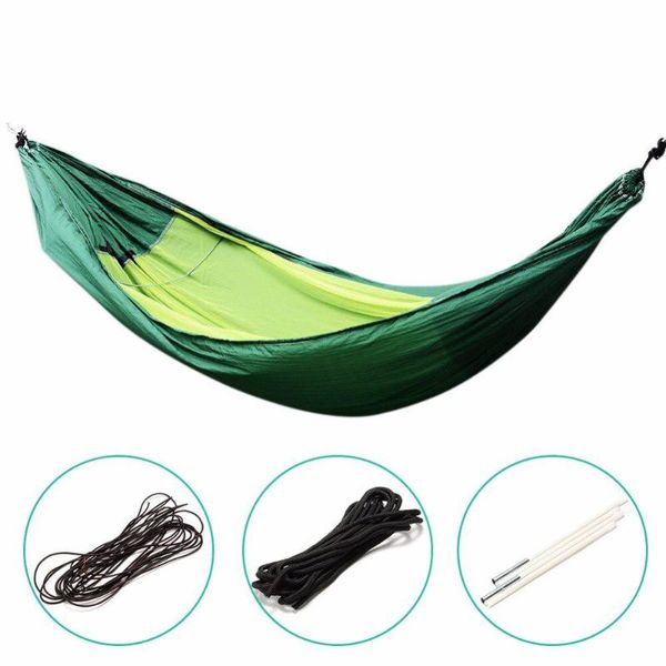 camping hammock with mosquito insect net carabiner folding parachute fabric hanging bed on for outdoor travel sleeping bags
camping hammock with mosquito insect net carabiner folding parachute fabric hanging bed on for outdoor travel sleeping bags