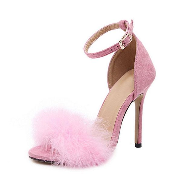 large size eu35-43 fashion women's sandals fur designed high heel for women ankle strap party pumps shoes woman xkd4185, Black
large size eu35-43 fashion women's sandals fur designed high heel for women ankle strap party pumps shoes woman xkd4185, Black