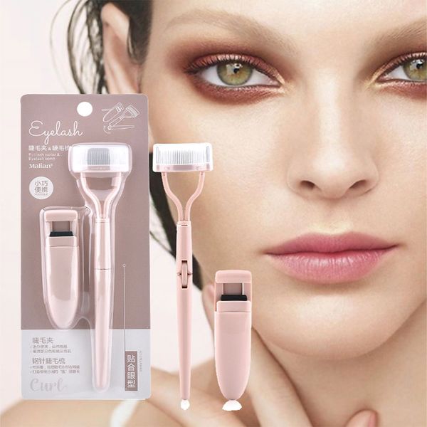 mini portable partial eyelashes curler + steel needle eyelash brush comb beauty tool set
mini portable partial eyelashes curler + steel needle eyelash brush comb beauty tool set