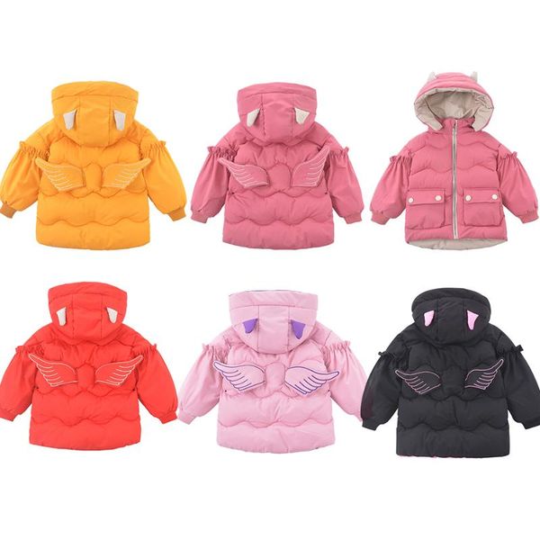 down coat cute winter jacket boys and gilrs warm hooded thick children's fashion snow windbreaker clothes with wings, Blue;gray
down coat cute winter jacket boys and gilrs warm hooded thick children's fashion snow windbreaker clothes with wings, Blue;gray