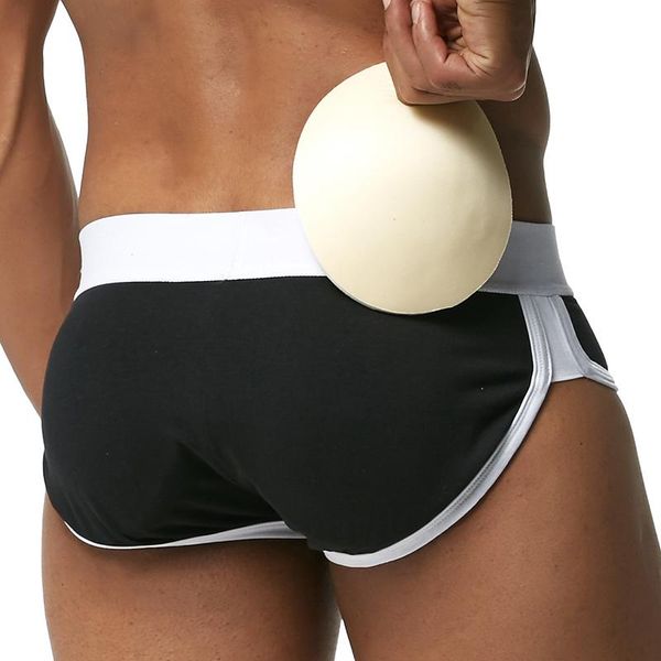 underpants men 3d padded enhance underwear briefs gay push up buttocks lifter front back removable pad male panties, Black;white
underpants men 3d padded enhance underwear briefs gay push up buttocks lifter front back removable pad male panties, Black;white