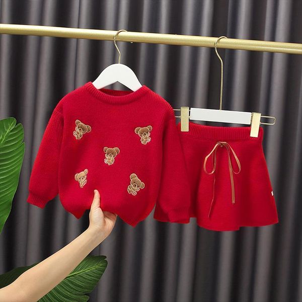 baby girls spring autumn cute bear long sleeved sweater a line skirt princess suit kids girl cloths, White
baby girls spring autumn cute bear long sleeved sweater a line skirt princess suit kids girl cloths, White