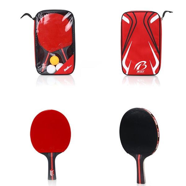 1set table tennis bat racket for beginner training double face pimples in long handle pong paddle set raquets
1set table tennis bat racket for beginner training double face pimples in long handle pong paddle set raquets