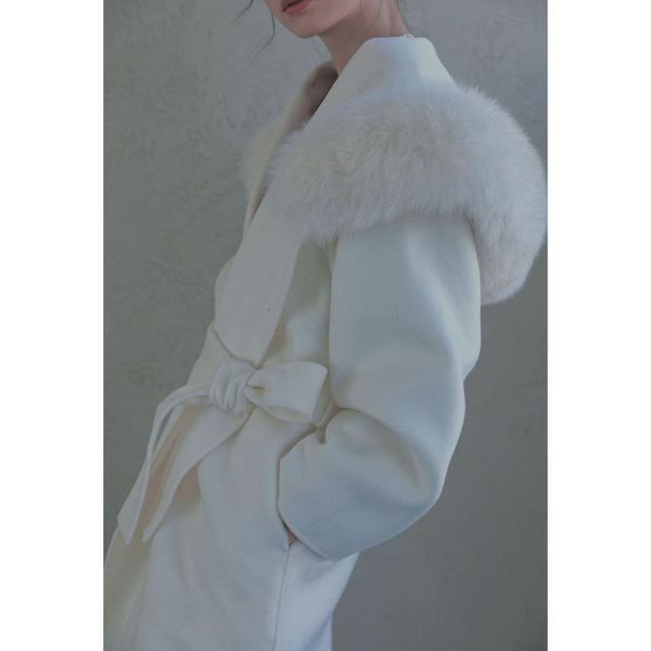 women's wool & blends hasten dream dt edition splicing collars double-sided cashmere coat female autumn/winter 2021 cloth, Black
women's wool & blends hasten dream dt edition splicing collars double-sided cashmere coat female autumn/winter 2021 cloth, Black