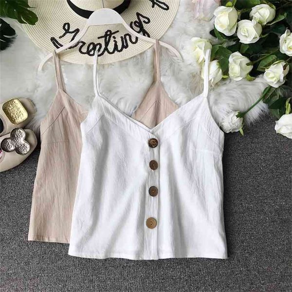 women sleeveless bottom shirt retro chic chiffon vest lady single breasted short crop outside wearing camis f056 210527, Black;gray
women sleeveless bottom shirt retro chic chiffon vest lady single breasted short crop outside wearing camis f056 210527, Black;gray