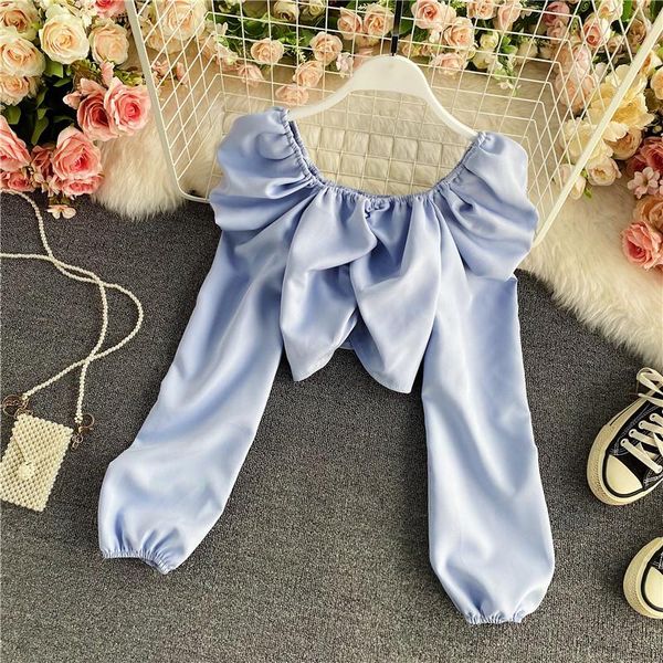 spring autumn french solid color square collar puff sleeve shirt women retro clavicle was thin fold short uk951 ethnic clothing, Red
spring autumn french solid color square collar puff sleeve shirt women retro clavicle was thin fold short uk951 ethnic clothing, Red