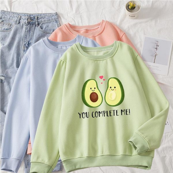 women's hoodies & sweatshirts avocado print graphics letter kawaii sweatshirt streetwear pullover female fashion casual women cute long, Black
women's hoodies & sweatshirts avocado print graphics letter kawaii sweatshirt streetwear pullover female fashion casual women cute long, Black