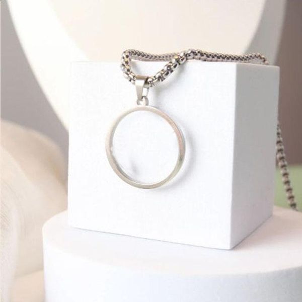 pendant necklaces hip-hop fashion design simple titanium steel accessories geometrical hollow out necklace for couples to grab a gift women, Silver
pendant necklaces hip-hop fashion design simple titanium steel accessories geometrical hollow out necklace for couples to grab a gift women, Silver