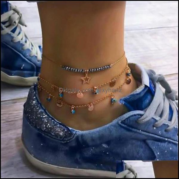anklets jewelry bohemian retro fashion anklet personality stars blue eyes adjustable charm chain ladies charming gift aessories drop deliver, Red;blue
anklets jewelry bohemian retro fashion anklet personality stars blue eyes adjustable charm chain ladies charming gift aessories drop deliver, Red;blue