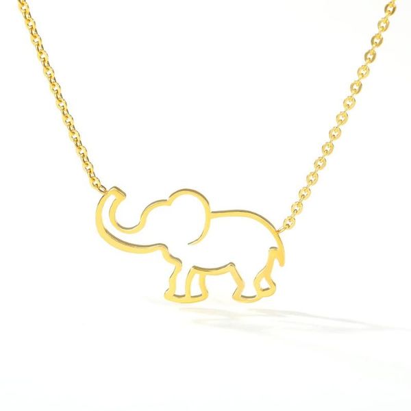 pendant necklaces wholesale 10pcs bohemia jewelry stainless steel origami elephant choker necklace gold color chain animal women, Silver
pendant necklaces wholesale 10pcs bohemia jewelry stainless steel origami elephant choker necklace gold color chain animal women, Silver