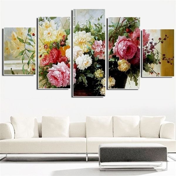 5pcs/set canvas pictures home decor rose flowers painting prints floral poster bedroom wall art
5pcs/set canvas pictures home decor rose flowers painting prints floral poster bedroom wall art