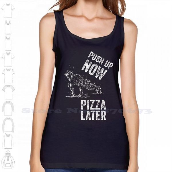 push up now pizza later funny idea for calisthenics street workout lover cool design trendy tank undershirt, White;black
push up now pizza later funny idea for calisthenics street workout lover cool design trendy tank undershirt, White;black
