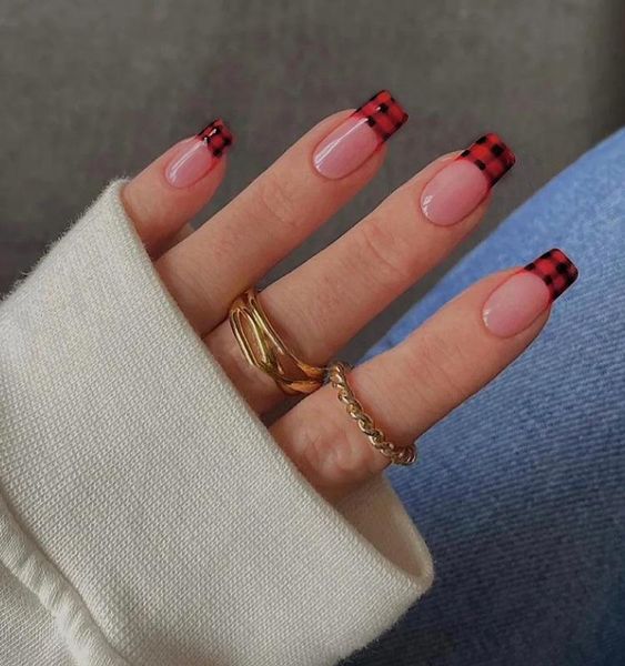 false nails 24pcs red & black plaid nail patch glue type removable long paragraph fashion manicure save time dl, Red;gold
false nails 24pcs red & black plaid nail patch glue type removable long paragraph fashion manicure save time dl, Red;gold