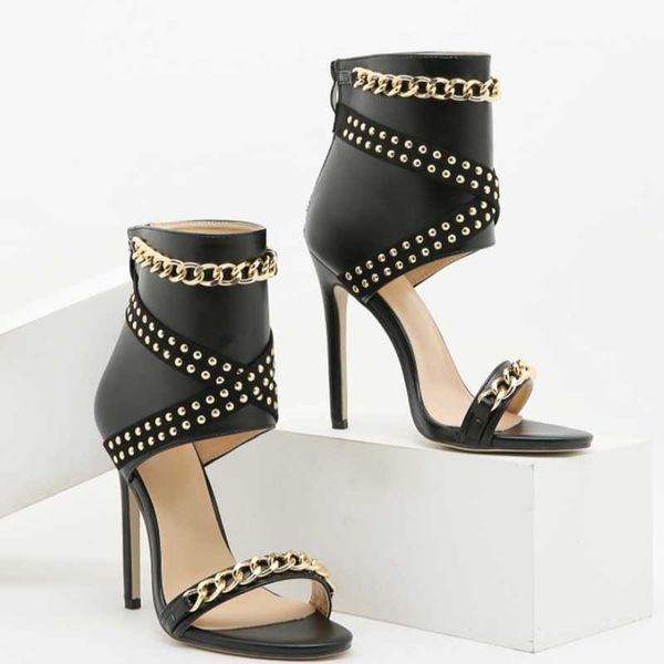 sandals women shoes cross-tied rivet ankle -wrap zip pumps summer size 35-40, Black
sandals women shoes cross-tied rivet ankle -wrap zip pumps summer size 35-40, Black
