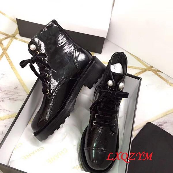 boots luxury brands women genuine leather ankle pearl low heels lace up round toe fashion sheepskin shoes wool, Black
boots luxury brands women genuine leather ankle pearl low heels lace up round toe fashion sheepskin shoes wool, Black