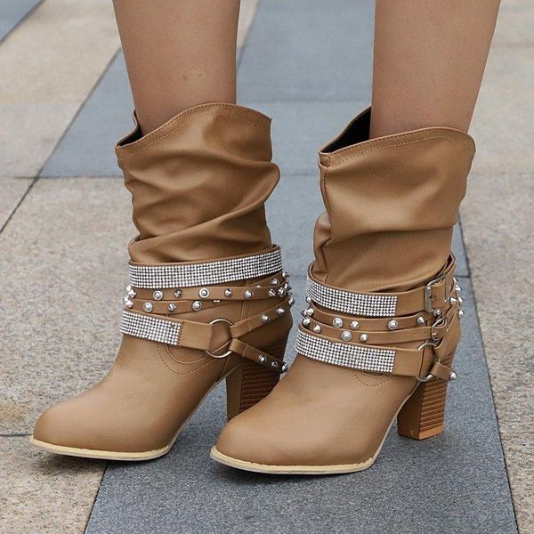 boots 2021 women's fashion ankle for women shallow round toe rivet medium occident style botas mujer pu leather, Black
boots 2021 women's fashion ankle for women shallow round toe rivet medium occident style botas mujer pu leather, Black