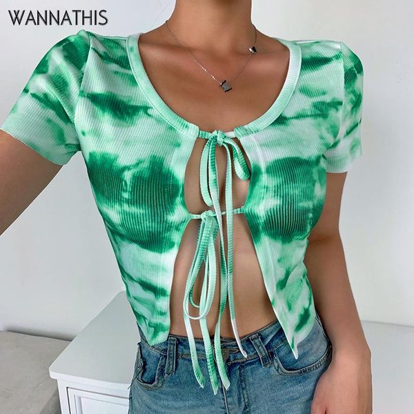 women's tanks & camis wannathis short sleeve tie-dye crop women front bandage hollow out lace up tank o-neck cropped shirts, White
women's tanks & camis wannathis short sleeve tie-dye crop women front bandage hollow out lace up tank o-neck cropped shirts, White