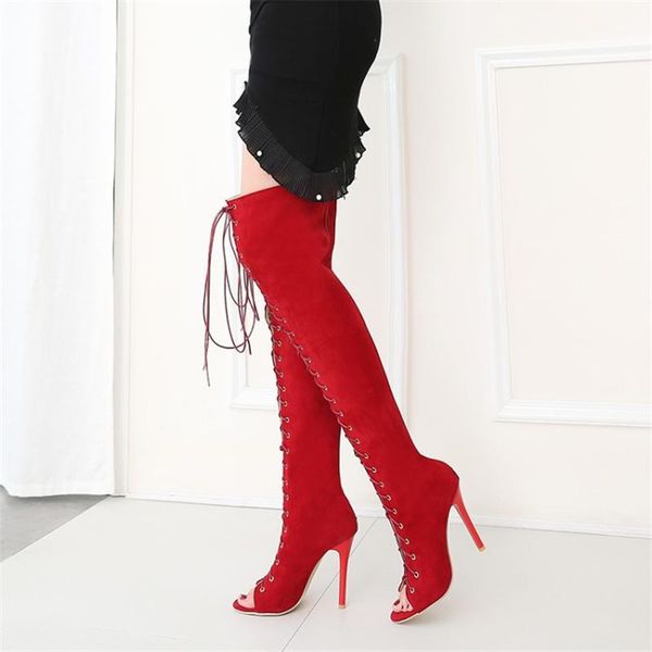 summer women's sandals hollowed out high-heeled front lace fish mouth shoes ladies high heels, Black
summer women's sandals hollowed out high-heeled front lace fish mouth shoes ladies high heels, Black