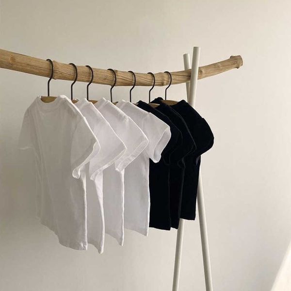 summer children short sleeve t-shirt cotton boys t-shirt round collar girls black and white pure short sleeve t-shirt 210701, Blue
summer children short sleeve t-shirt cotton boys t-shirt round collar girls black and white pure short sleeve t-shirt 210701, Blue