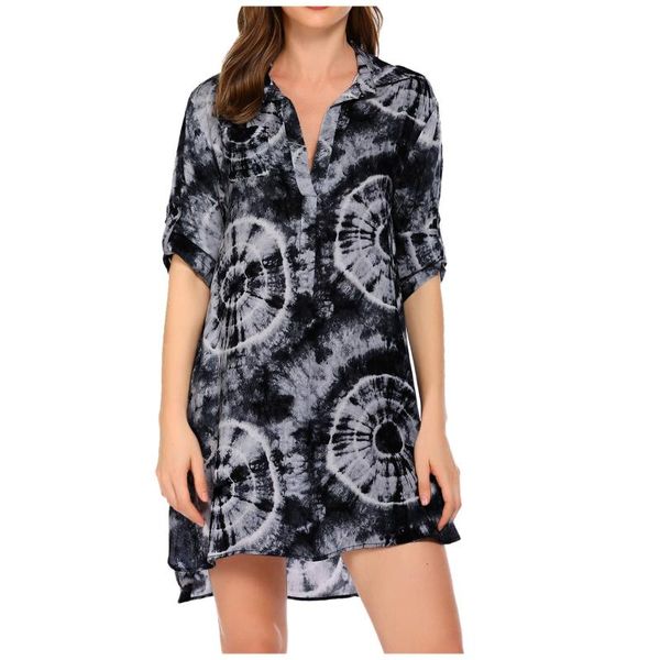casual dresses women's swimsuit beach 2021 cover up shirt bikini beachwear bathing suit dress vestidos, Black;gray
casual dresses women's swimsuit beach 2021 cover up shirt bikini beachwear bathing suit dress vestidos, Black;gray