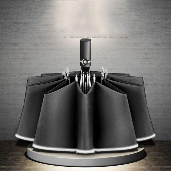 umbrellas 2021 automatic reverse umbrella 10 bones 3-folding with luminous reflective strip drip-proof safety rain women
umbrellas 2021 automatic reverse umbrella 10 bones 3-folding with luminous reflective strip drip-proof safety rain women
