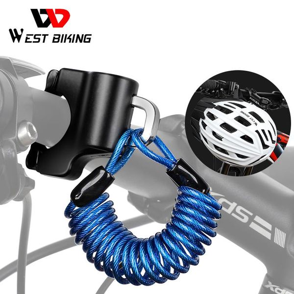 bike locks west biking mini helmet lock anti-theft alloy cable for bag motorcycle mtb bicycle accessories with two keys
bike locks west biking mini helmet lock anti-theft alloy cable for bag motorcycle mtb bicycle accessories with two keys