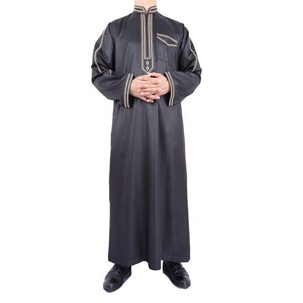 ethnic clothing saudi arab shiny thobe dubai abaya men embroidery muslim clothes djellaba man islam qamis robe kaftan kurt, Red
ethnic clothing saudi arab shiny thobe dubai abaya men embroidery muslim clothes djellaba man islam qamis robe kaftan kurt, Red