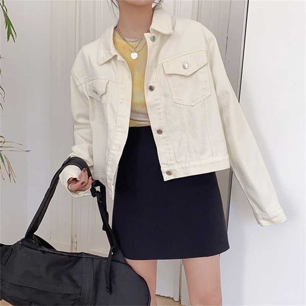 autumn winter women denim jeans jacket pockets streetwear short fashionable korean style oversized lady jk8060 211112, Black;brown
autumn winter women denim jeans jacket pockets streetwear short fashionable korean style oversized lady jk8060 211112, Black;brown