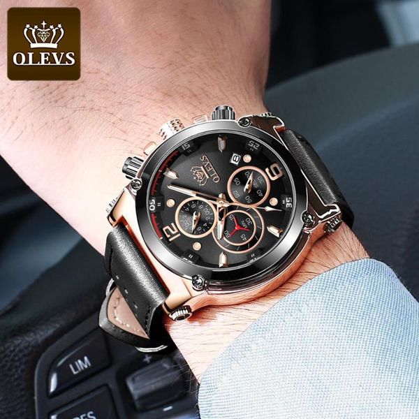 wristwatches relogio masculino men leather big watch fashion chronograph quartz waterproof analog clock erkek kol saati reloj hombre, Slivery;brown
wristwatches relogio masculino men leather big watch fashion chronograph quartz waterproof analog clock erkek kol saati reloj hombre, Slivery;brown