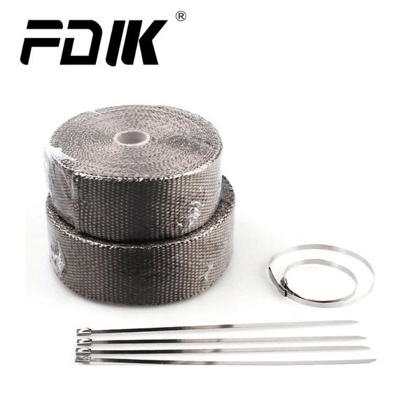 motorcycle exhaust system 5m/10m/15m titanium thermal heater pipe tape heat insulating/resistant wrap fireproof cloth roll steel ties
motorcycle exhaust system 5m/10m/15m titanium thermal heater pipe tape heat insulating/resistant wrap fireproof cloth roll steel ties