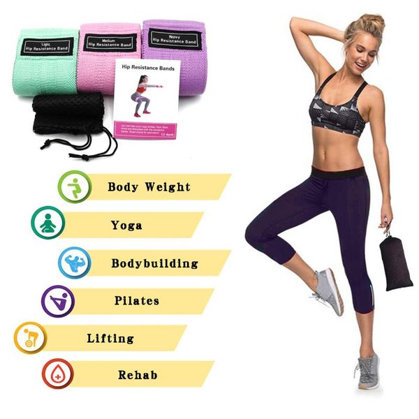 3pcs/set multifunction hip resistance loop bands circle fitness workout stretch exercise loops for yoga pilates weight loss
3pcs/set multifunction hip resistance loop bands circle fitness workout stretch exercise loops for yoga pilates weight loss