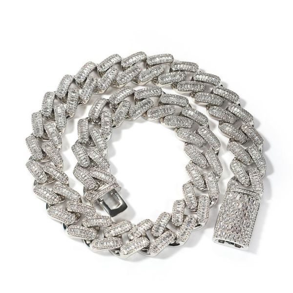 chains hip hop claw setting 3a+ cz stone bling iced out 20mm big heavy square cuban miami link chain necklaces for men rapper jewelry, Silver
chains hip hop claw setting 3a+ cz stone bling iced out 20mm big heavy square cuban miami link chain necklaces for men rapper jewelry, Silver